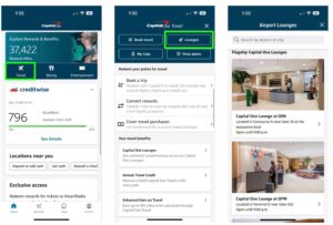 capital one lounge app screenshot
