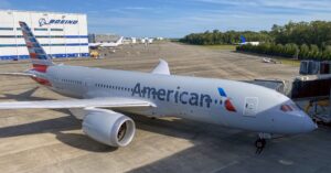 American Airlines Boeing 787-9.