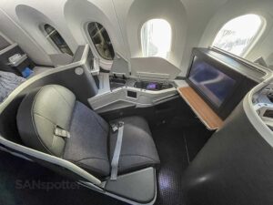 Business Class On An American Airlines Boeing 787-8