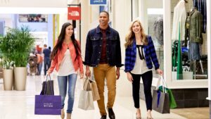 People Shopping At The Mall Of America. 