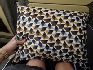 etihad airways a321 business class pillow