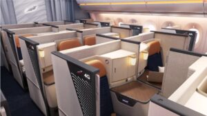 ir India A350-900 Business Class