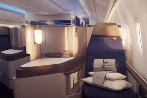 Business Class On A United Airlines Boeing 787-8