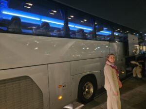 outside the bus discover qatar tour doha