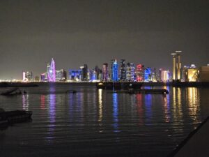 downtown doha skyline