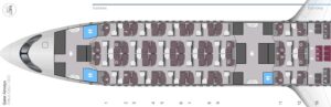Qatar Airways Airbus A350-1000 Seat Map