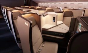 Cathay Pacific Business Class (Aria Suites)