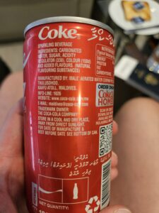 maldives coke coca-cola