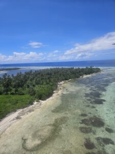 Kaadedhdhoo Island landing on the maldivian airlines flight