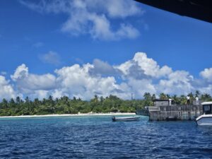 park hyatt maldives boat arrival dock