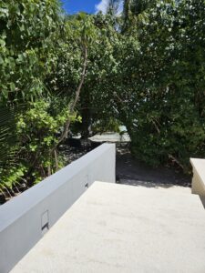 park hyatt maldives beach pool villa walkway to beach