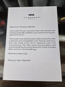 thompson nashville record curation note eric church