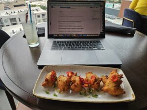 rooftop bar food outdoor deck hushpuppies L.A. Jackson la jackson thompson nashville