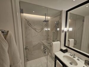 park hyatt london bathroom shower