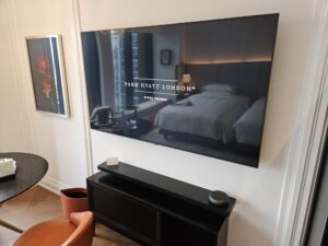 park hyatt london room tv