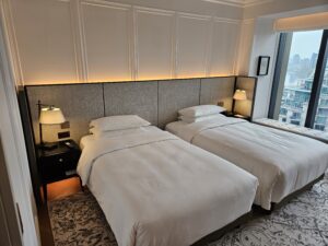 park hyatt london twin bed bedroom