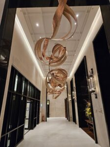 park hyatt london lobby art sculpture