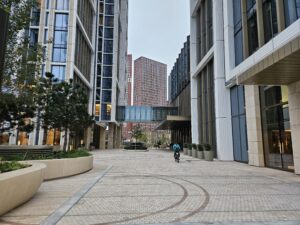 park hyatt london building walkway