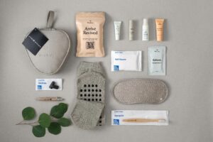 New United Airlines Amenity Kit (In Partnership With Therabody) - Grey