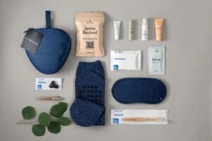 New United Airlines Amenity Kit (In Partnership With Therabody) - Blue