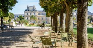 Luxembourg Gardens In Paris