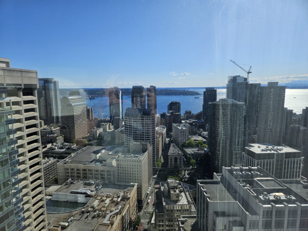 seattle view beautiful sound bay hyatt regency