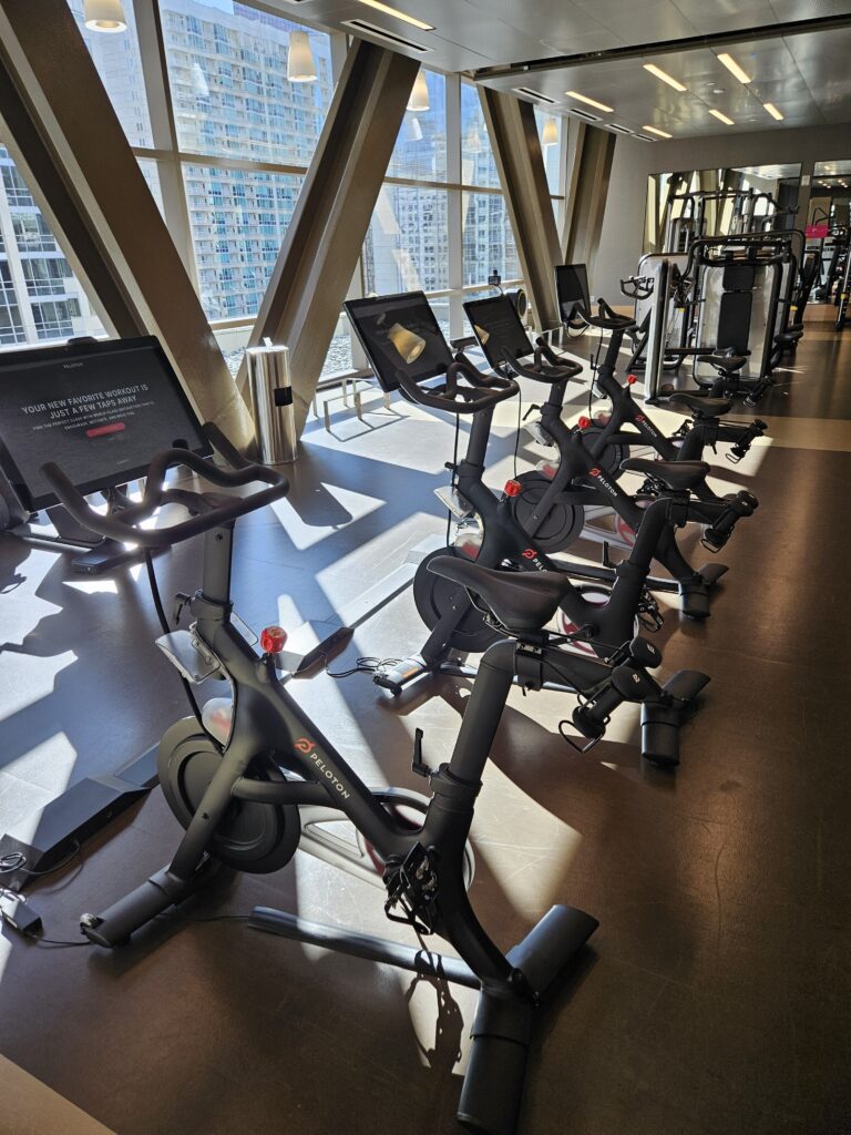 peloton bike gym hyatt regency seattle