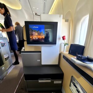 Lufthansa 747-8 First Class Seat