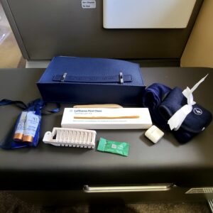 Lufthansa 747-8 First Class Amenity Kit