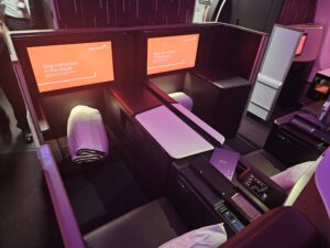 retreat seat virgin atlantic business class