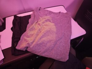 virgin atlantic business class pajamas pj bag