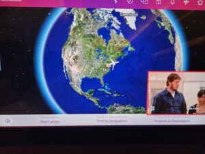 virgin atlantic upper class screen in screen moving map