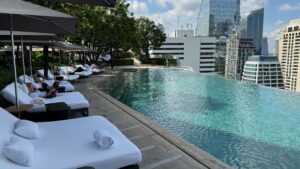 Park Hyatt Bangkok Outdoor Pool And Lounge Chairs