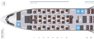 Virgin Atlantic Airbus A330-900neo Seat Map