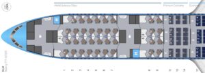 KLM Boeing 777-300ER Seat Map.