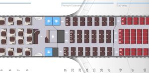 Virgin Atlantic Airbus A330-900neo Seat Map.