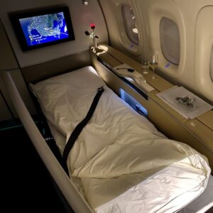 Lufthansa 747-8 First Class Bed