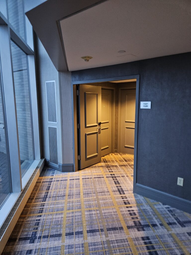 hyatt regency boston hallway room entrance