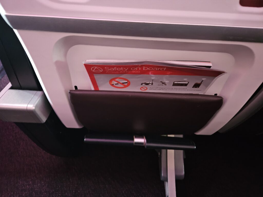 virgin atlantic a330 literature pocket premium economy