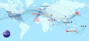 Oneworld Alliance Route Network