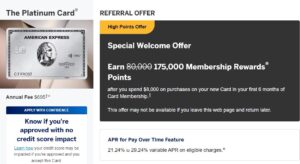 amex platinum welcome bonus offer