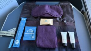 KLM Business Class Amenity Kit