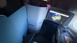 KLM Boeing 777-300ER Business Class Privacy Door