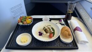 KLM Business Class Main Meal: Appetizer