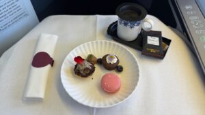 KLM Business Class Main Meal: Dessert